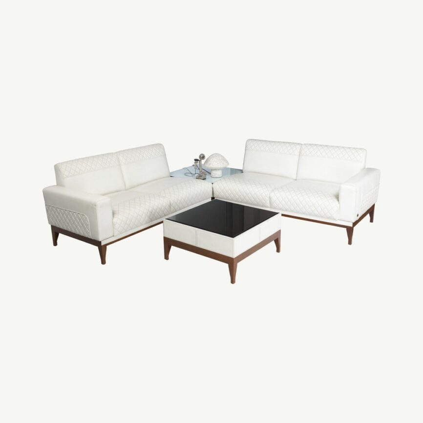 Flax Sofa and Table