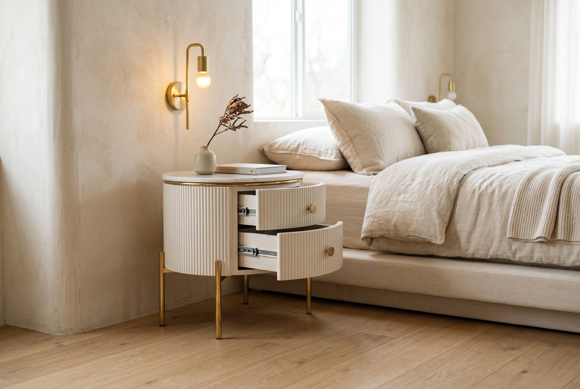 Cannello Nightstand in situ