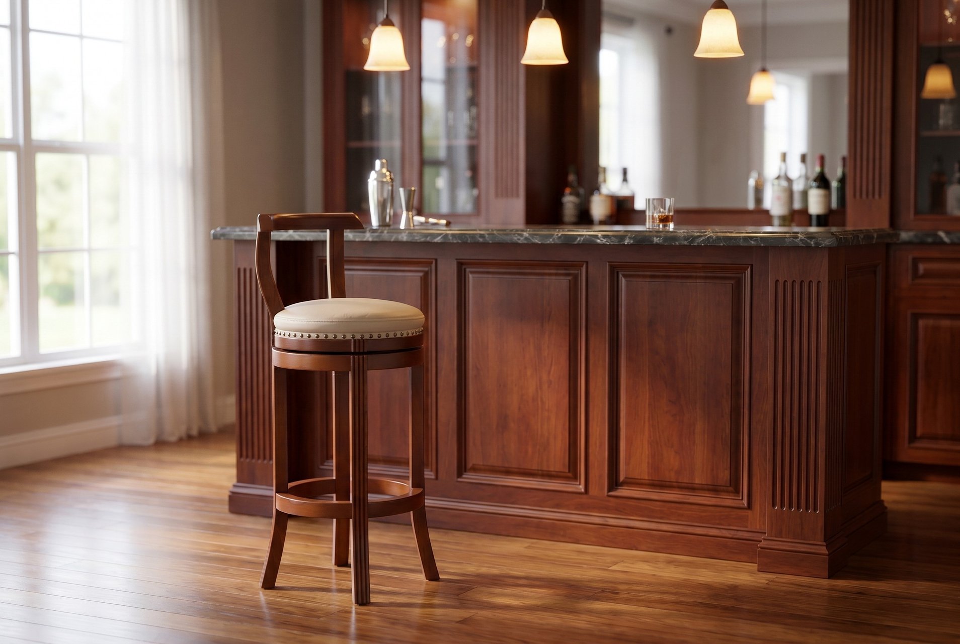 Circolo Bar Stool in situ
