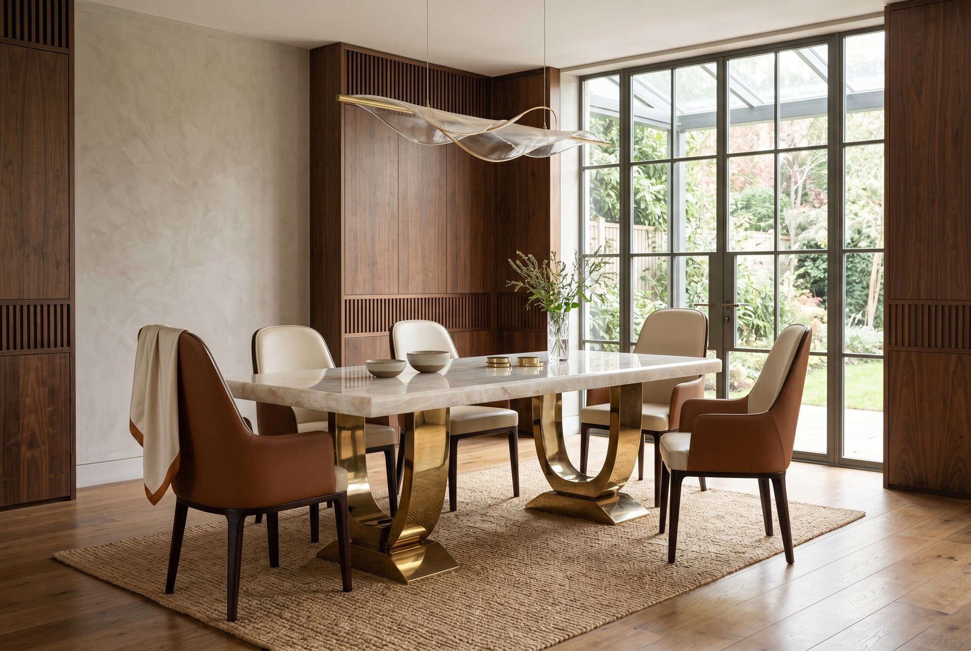 Doppio Oro Dining Table in situ
