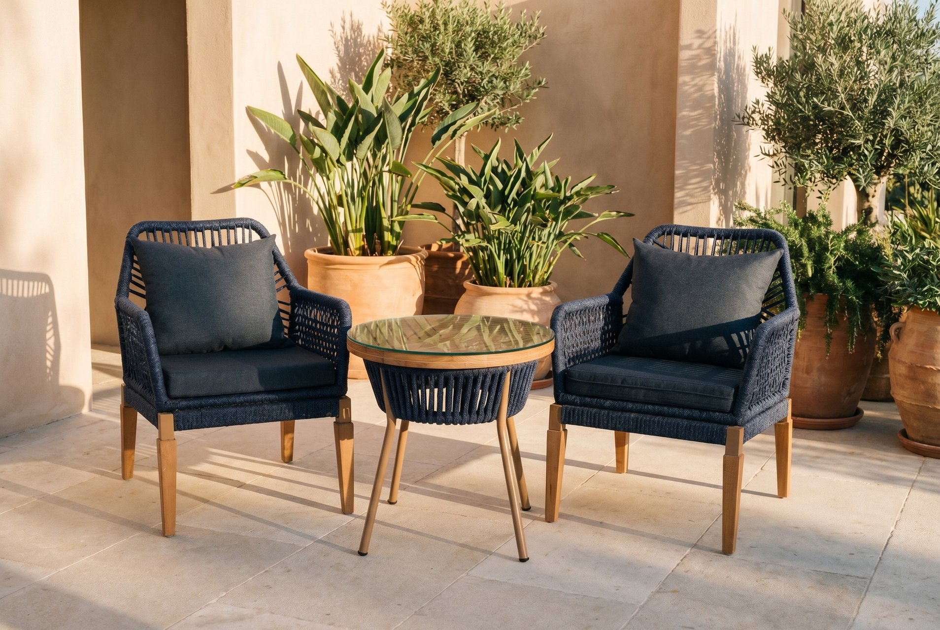 Marina Outdoor Set in situ