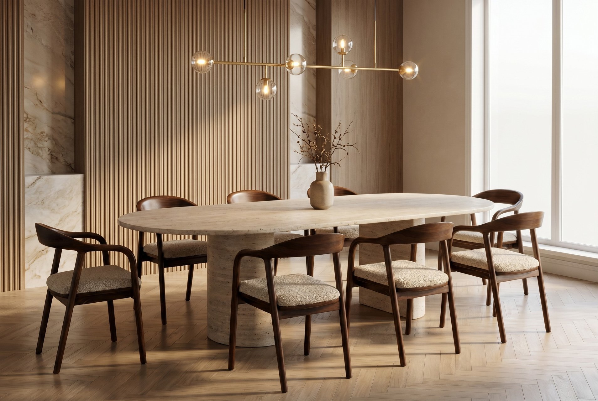 Oak Line Chair in situ