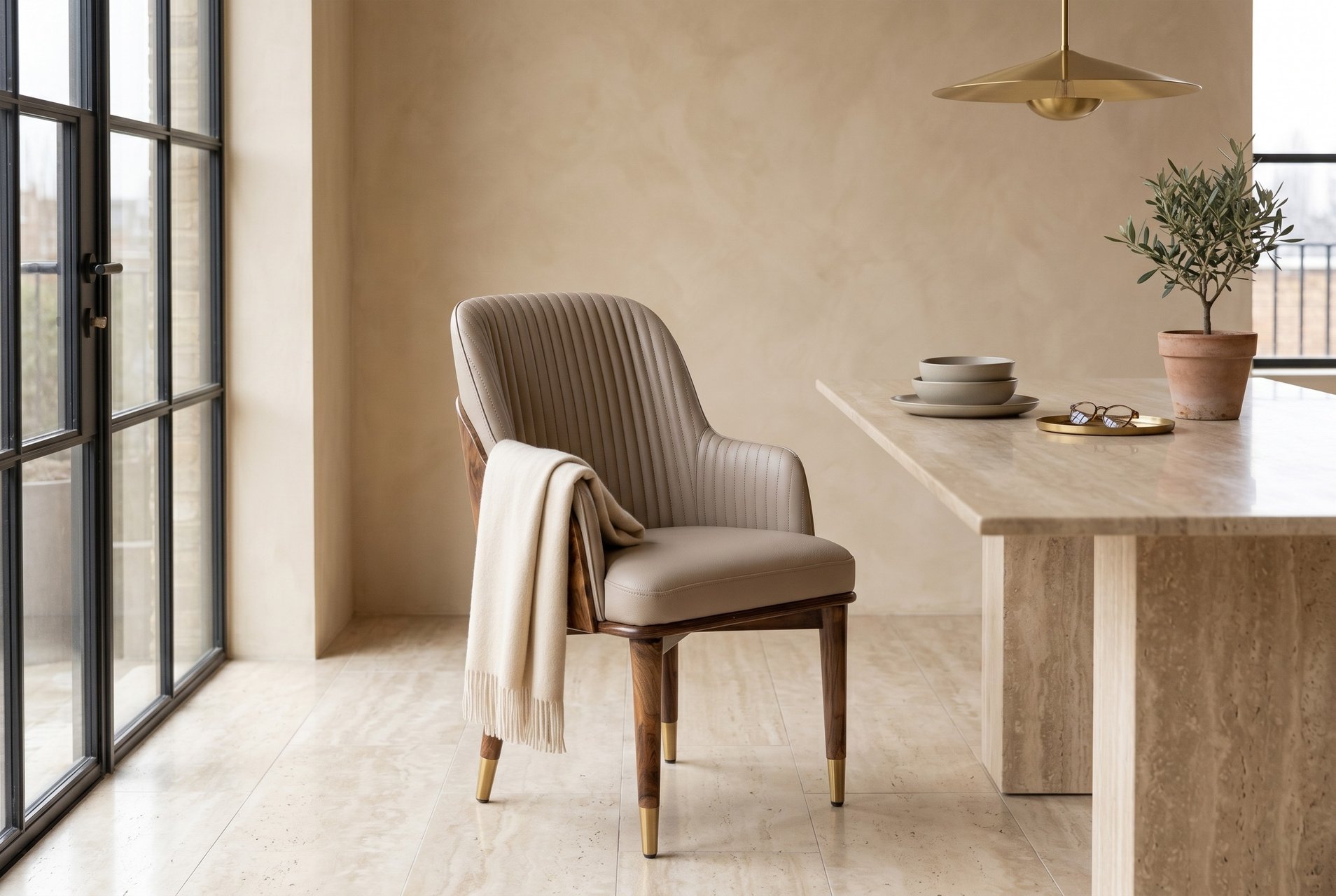 Ocra Dining Chair in situ